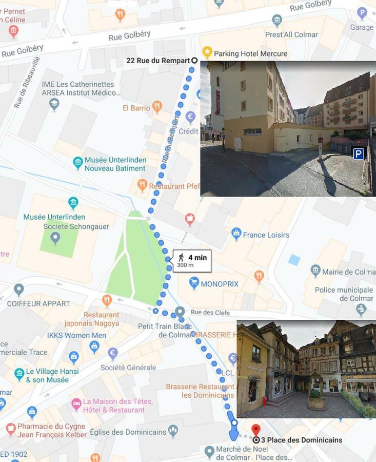 Duplex Des Dominicains - 1 Parking Gratuit - Hypercentre 6 Personnes Apartment Colmar Luaran gambar